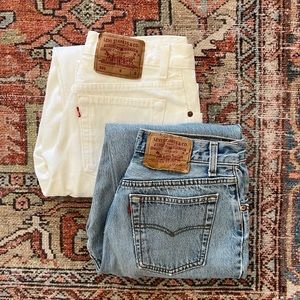 SOLD Levi’s 501 high rise, straight jeans (size 11 Short) - fits like a 4 or 26